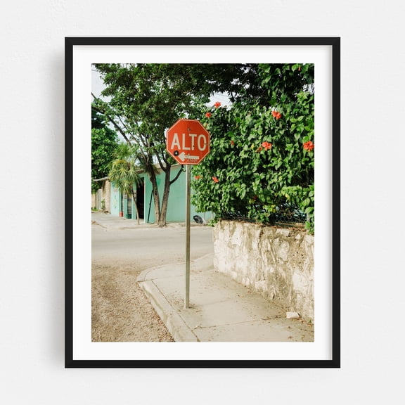 Alto, Tulum - Tulum Quintana Roo Mexico Photography Black Framed Wall Art Print 16 x 20 inches