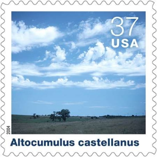 Altocumulus Castellanus Canvas Art - US POSTAL SERVICE (24 x 24)