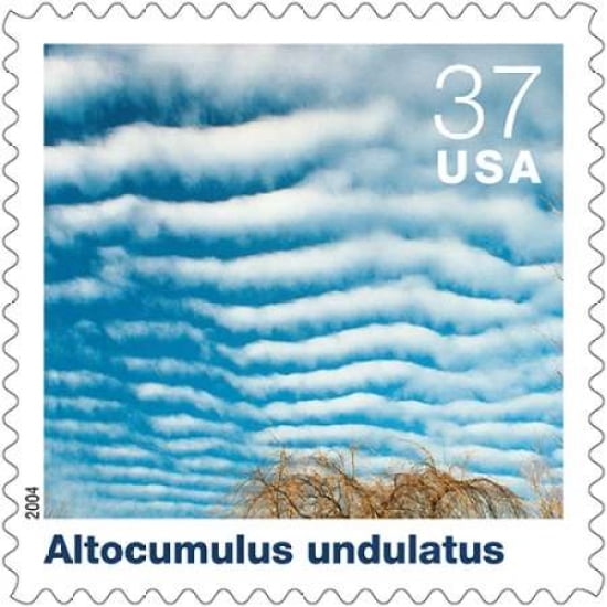 Altocumulus Undulatus Canvas Art - US POSTAL SERVICE (24 x 24)