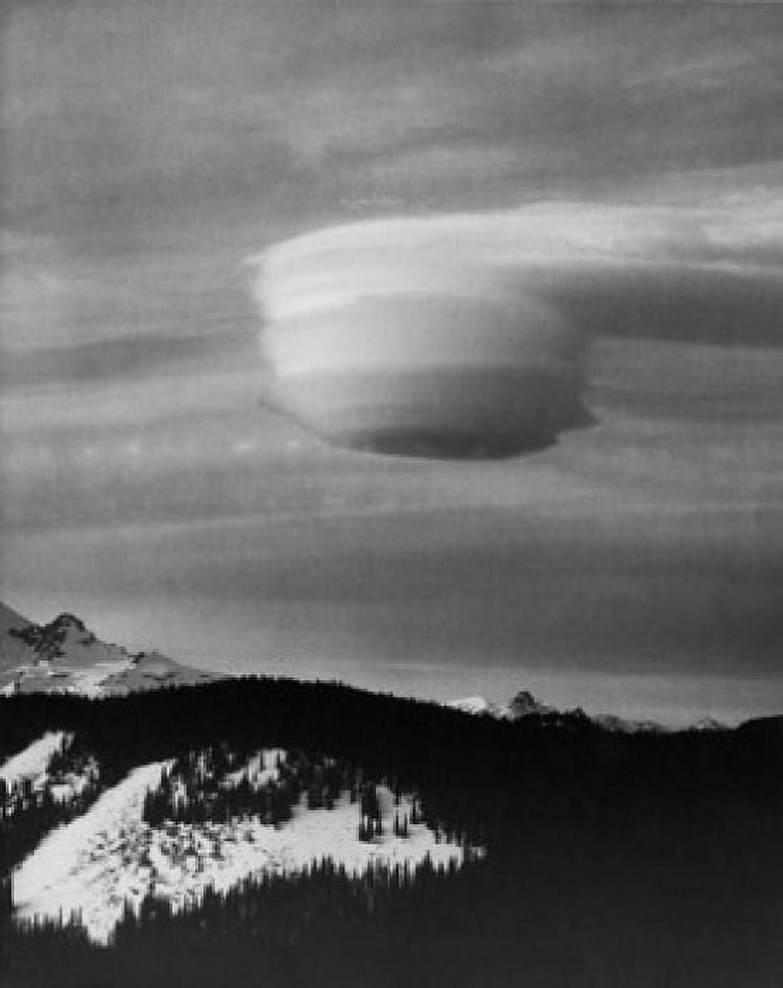 Altocumulus clouds over mountain Mount Rainier Mount Rainier National Park Washington USA Canvas Art - (18 x 24)