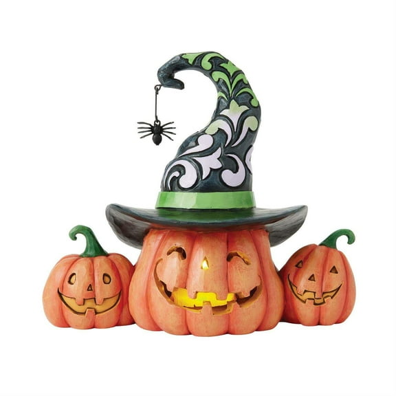 Altogether Spooky - Three Jack-O-Lanterns LED Figurine