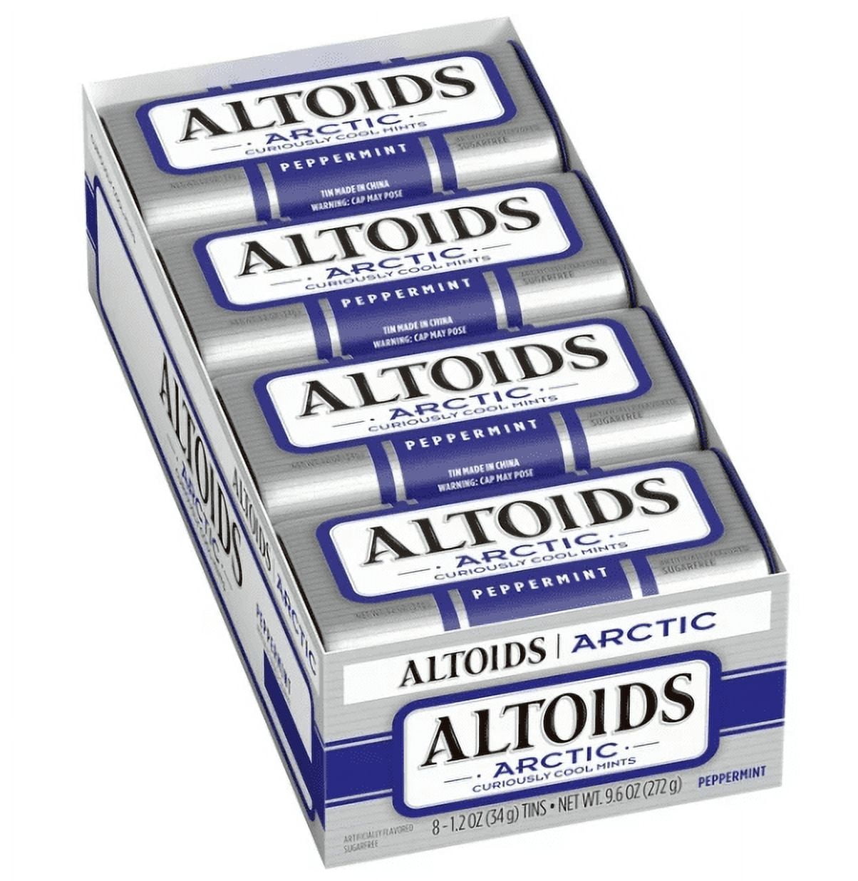 Altoids Arctic Sugarless Mints Variety Pack, Peppermint, Spearmint ...