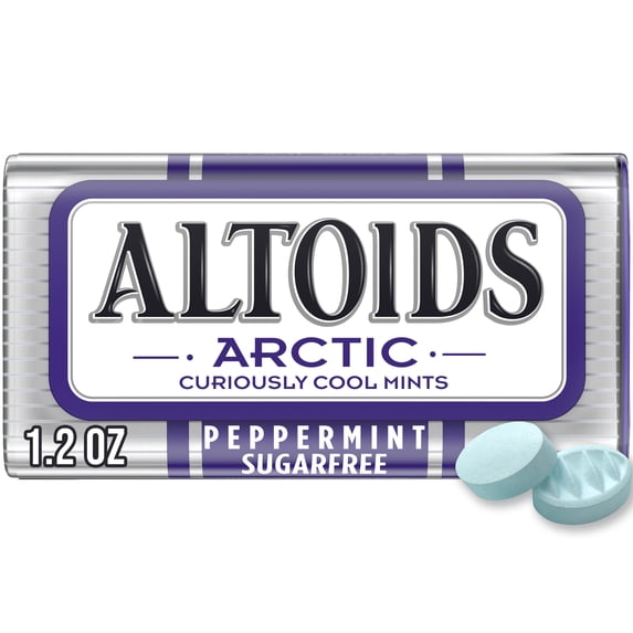 Altoids Arctic Peppermint Sugar Free Breath Mints - 1.2oz Tin