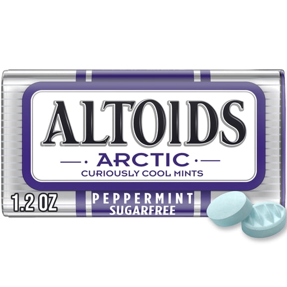 Altoids Arctic Peppermint Sugar Free Breath Mints - 1.2oz Tin