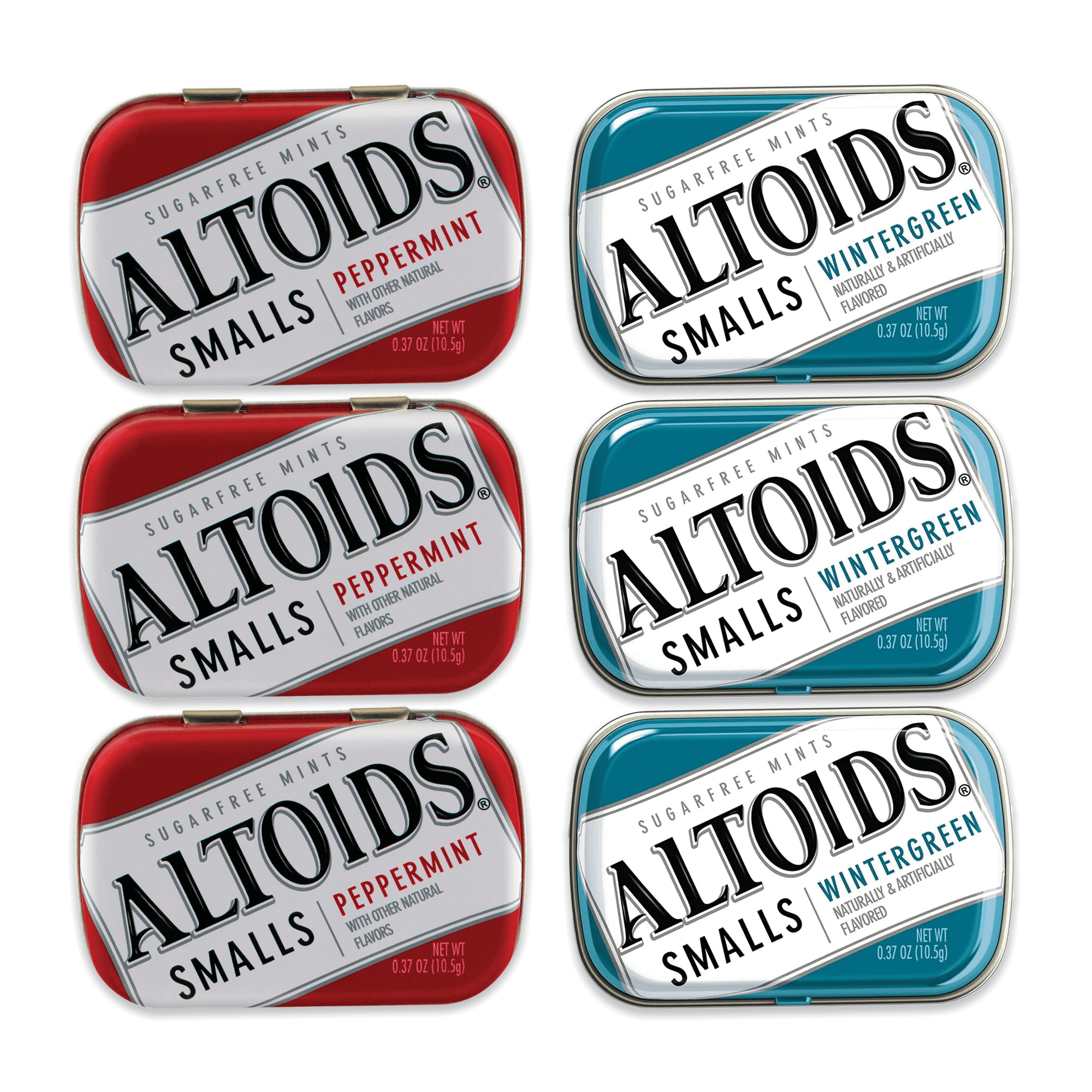 Altoids Mints Smalls Variety 6 Pack- 3 Mini Altoids Tin Each in Two ...
