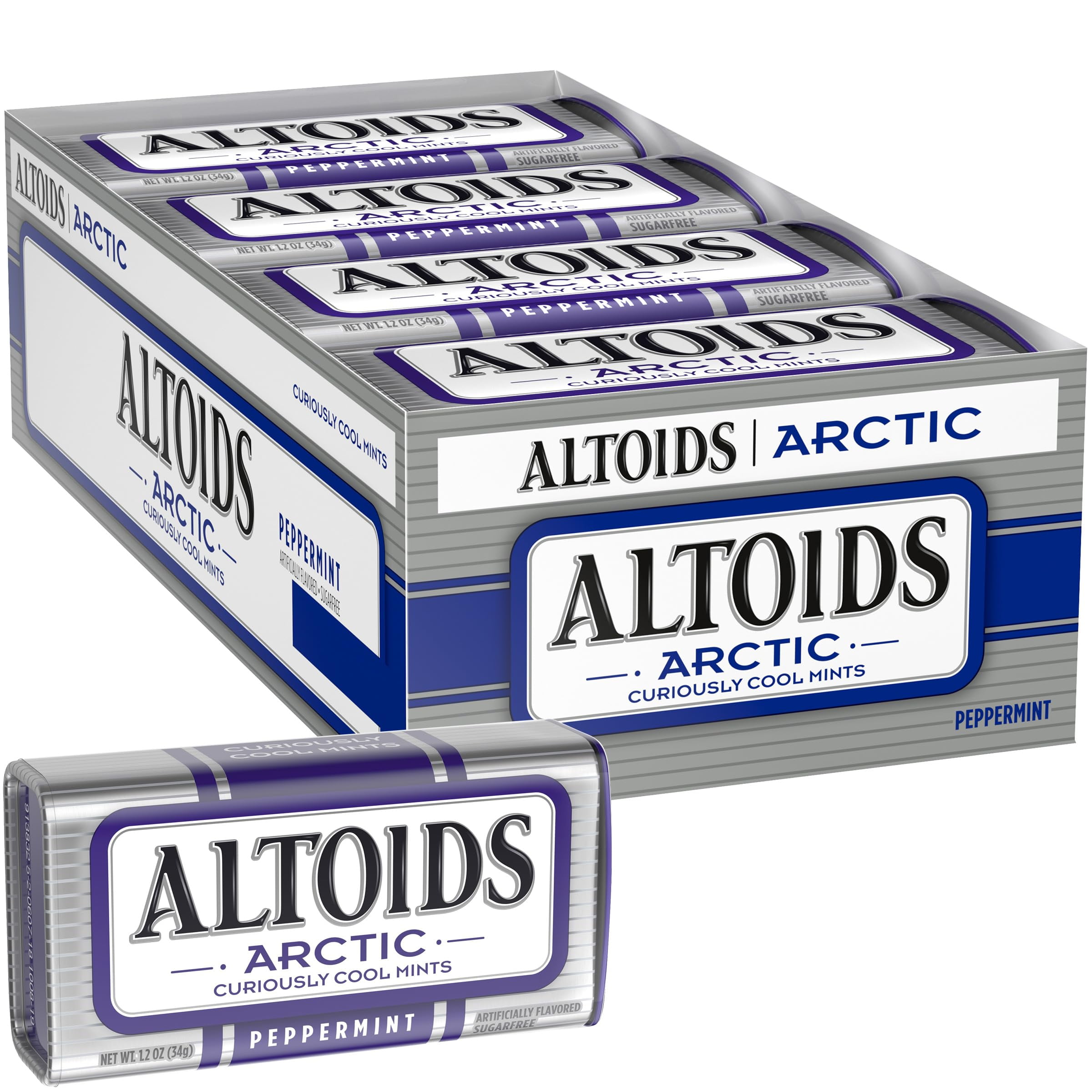 Altoids Peppermint Mints, 1.2 Ounce Each (8 Pack, 9.6 Ounce Total ...