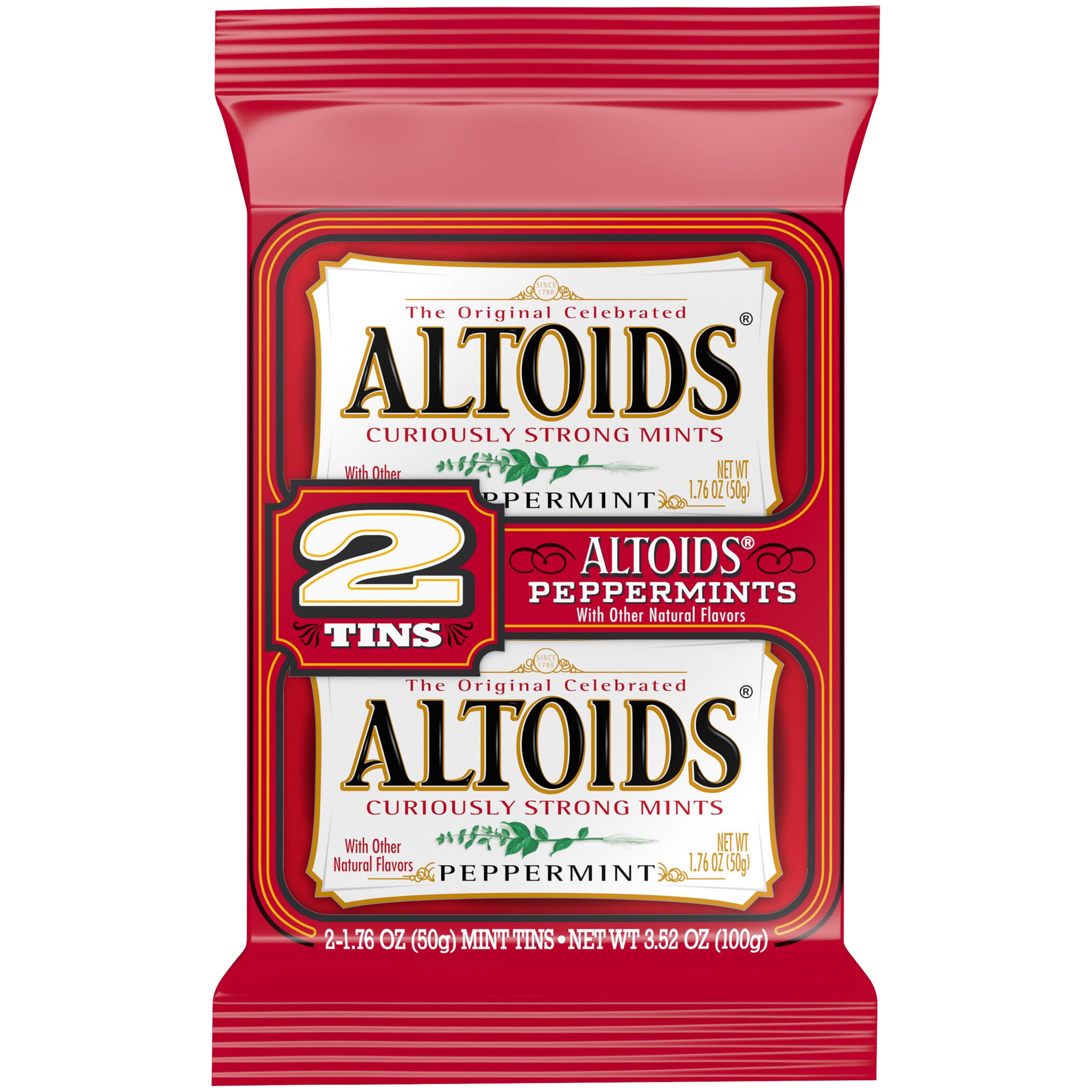 Altoids Curiously Strong Mints Sugar Free Peppermint 0.33 Oz Pack