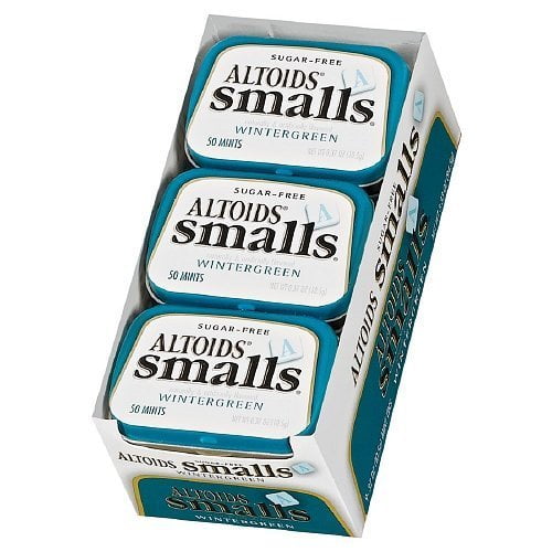 Altoids Smalls Curiously Strong Mints (Sugar Free) , Wintergreen, 9 ...