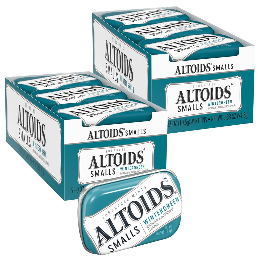 Altoids Smalls Wintergreen Mints, 0.37 Ounce Each (18 Pack, 6.6 Ounce Total)