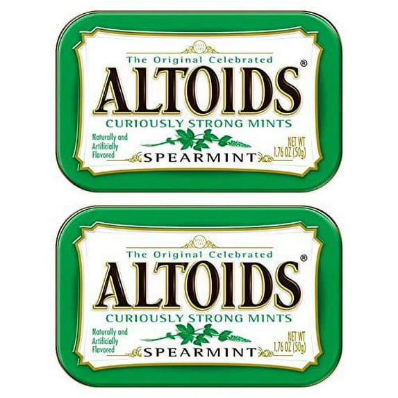 Altoids Spearmint Mints, 1.76 ounce (2 Packs)