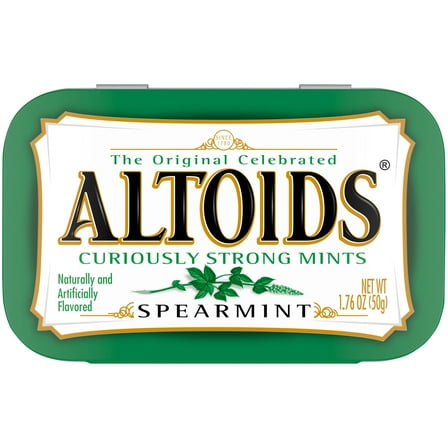 Altoids Spearmint Sugar Free Breath Mints, Single Pack - 1.76 oz
