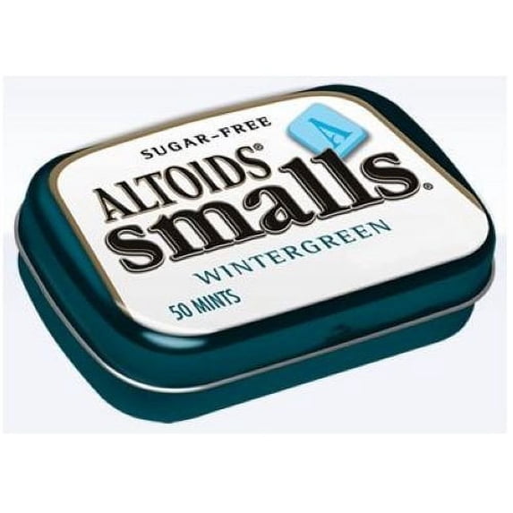 Altoids Sugar Free Small Mints - Wintergreen, 50 mints, pocket size tin, 9 count