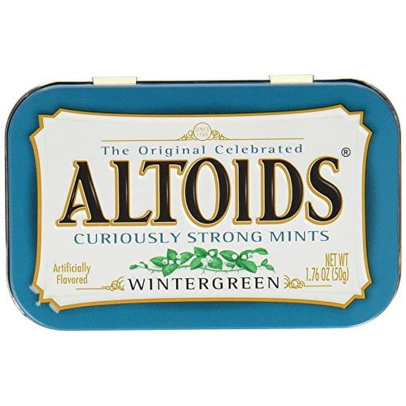 Altoids Wintergreen Curiously Strong Mints 1.76 oz (Pack of 24)