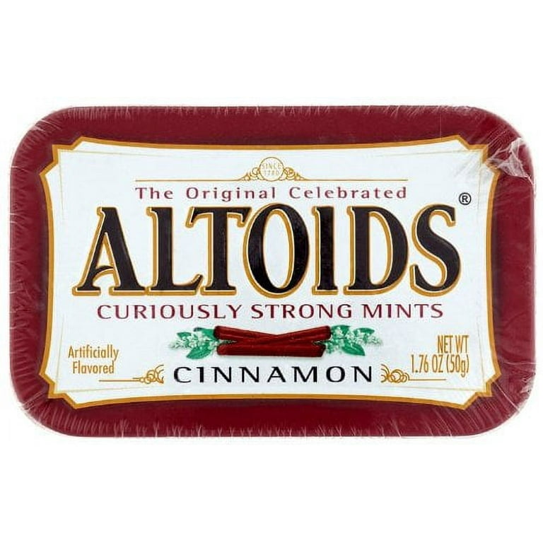 Altoids Wrigleys Cinnamon Breath Mints, 1.76 Oz, Pack of 3