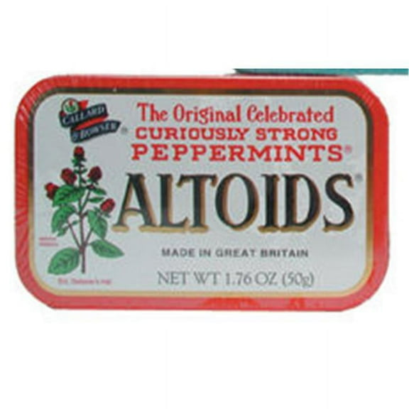 Altoids peppermint mints box of 12, 1.7 oz