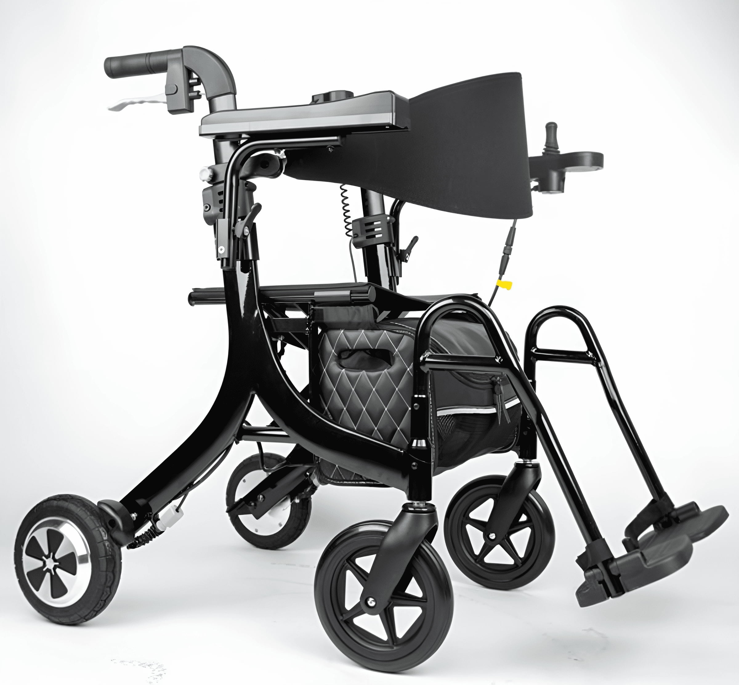 Alton Electric Walker for Seniors, Lightweight Foldable Rollator Walker