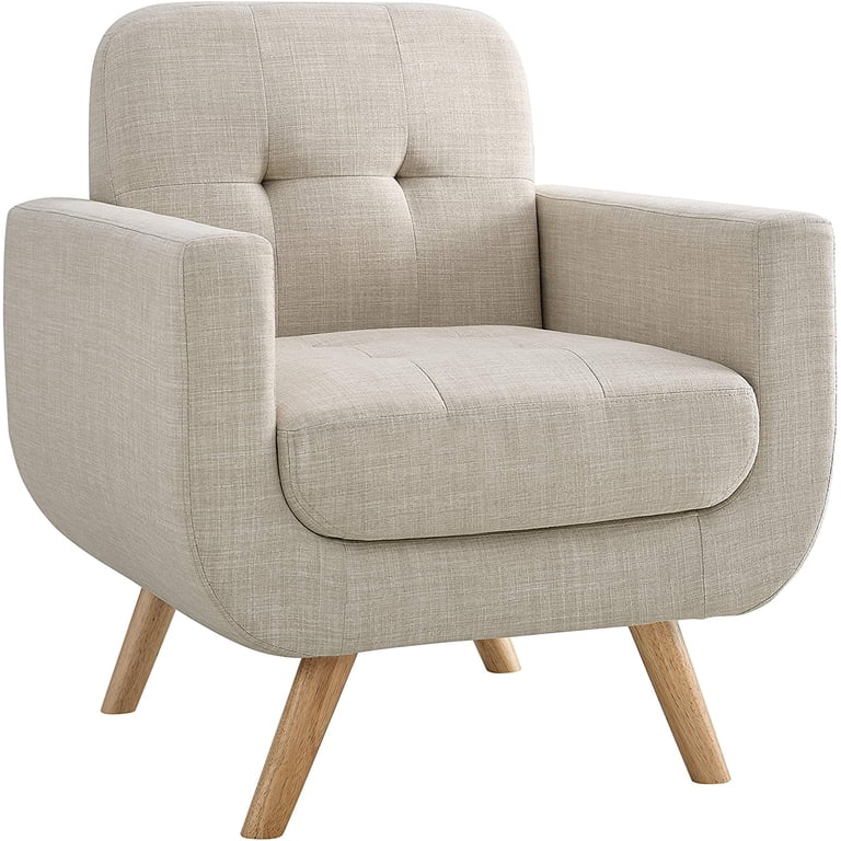 Alton Furniture Clementina Arm Chair, Beige - Walmart.com