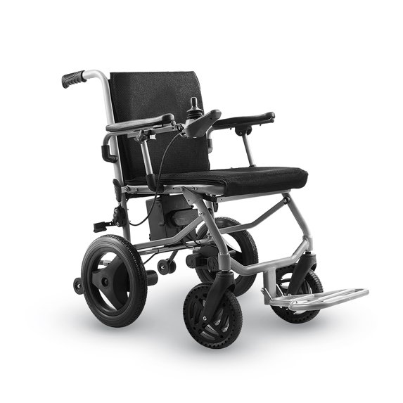 Alton Mobility -KANO- (only 35lbs) Foldable Electric Wheelchair, Travel Size, User-Friendly - Black