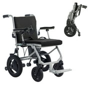Alton Mobility -KANO- (only 35lbs) Foldable Electric Wheelchair, Travel Size, User-Friendly - Black