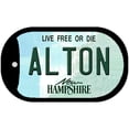 thumbnail image 1 of Alton New Hampshire Novelty Metal Dog Tag Necklace DT-12137 2" x 1" Dog Tag (DT), 1 of 1