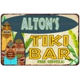 thumbnail image 1 of Alton's TIKI BAR Island Gift Sign Metal Wall Decor 12x18 112180058021, 1 of 1