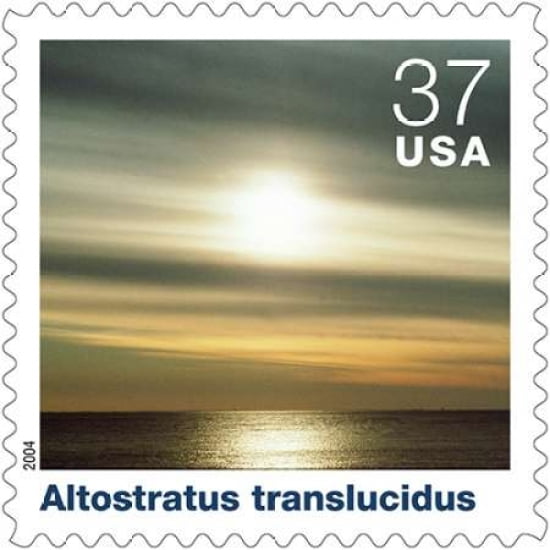 Altostratus Translucidus Canvas Art - US POSTAL SERVICE (24 x 24)