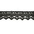 thumbnail image 1 of Altotux 1.75" Embroidered Floral Scalloped Venice Lace Trim Guipure Trimming Sewing Supplies By Yard (Black), 1 of 2