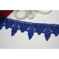 thumbnail image 1 of Altotux 2.75" Gold Lilac Gray Pink Olive Embroidered Venice Lace Trim By 15" (ROYAL BLUE), 1 of 1