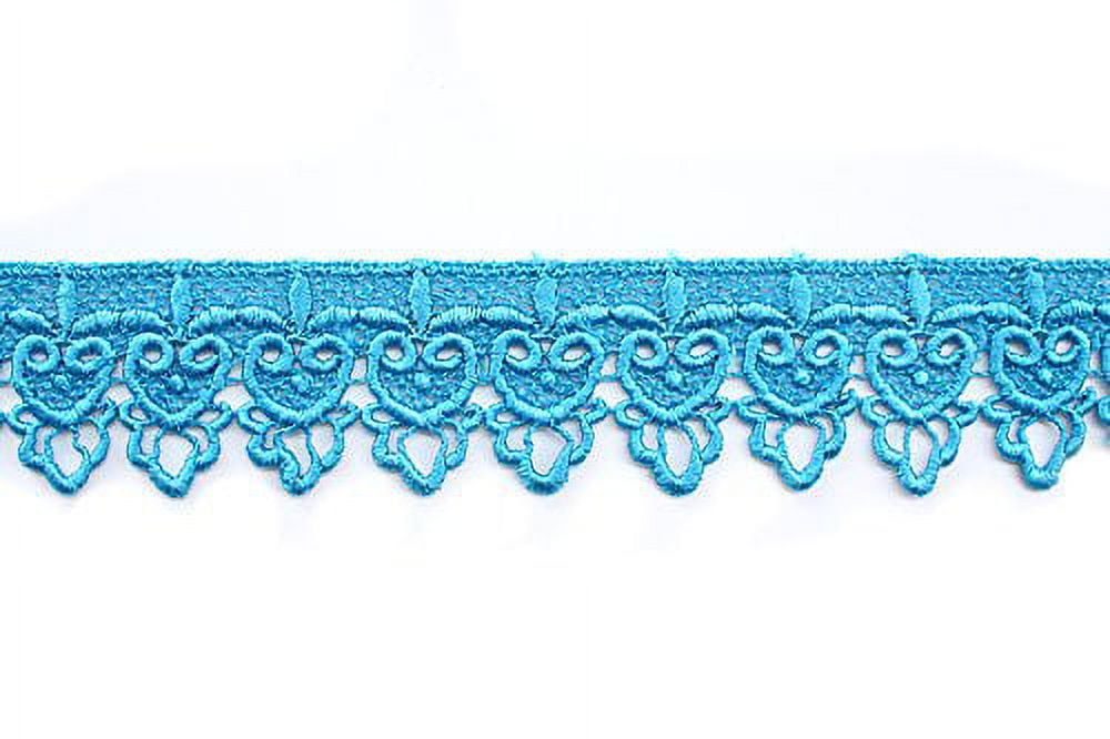 Vctoran Scalloped Vence Lace Trm Candlelght 2 1/8 Nch