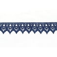 thumbnail image 1 of Altotux 2" Pink Black Gray Mauve Maroon Venice Guipure Lace Sewing Trim By Yard (Royal Blue), 1 of 3