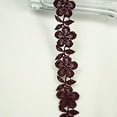 thumbnail image 1 of Altotux 3/4" 19 Colors Small Floral Embroidered Venice Lace Trim Guipure By 2 Yards (Eggplant), 1 of 2