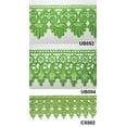 thumbnail image 1 of Altotux 3" Lime Green Embroidered Floral Scalloped Venice Lace Trim Victorian Guipure Sewing Supplies By Yard, 1 of 1