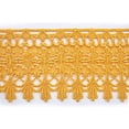 thumbnail image 1 of Altotux 4.75" Gold Coral Green Gray Eggplant Embroidered Venice Lace Trim By 15" (APRICOT), 1 of 1