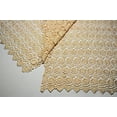 thumbnail image 1 of Altotux 42" Rose Venice Lace Fabric All Over Both side Scalloped Edge 9 color (Champagne), 1 of 1