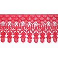 thumbnail image 1 of Altotux 5" 19 Colors of Embroidered Floral Scalloped Venice Lace Trim Victorian Guipure Sewing Supplies By Yard (Coral), 1 of 2