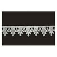 thumbnail image 1 of Altotux 5/8 inches White and Ivory Venice Lace Trim Scalloped Edge By 2 Yards (Ivory), 1 of 1