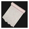 thumbnail image 1 of Altotux 55" Pearl Bugle Beads Satin Fabric Blue Green Burgundy Pink Lilac White By Yard (Pink), 1 of 1