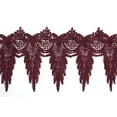 thumbnail image 1 of Altotux 6" Embroidered Scalloped Venice Lace Trim Guipure Trimming By Yard (Eggplant), 1 of 2