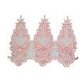 thumbnail image 1 of Altotux 6" Sheer Organza Bridal Beaded Sequins Embroidery Lace by Yard (Peach), 1 of 2