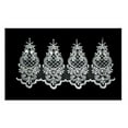 thumbnail image 1 of Altotux 6" White Sheer Organza Bridal Beaded Sequins Embroidery Lace by Yard, 1 of 1