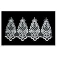 thumbnail image 1 of Altotux 6" White Sheer Organza Bridal Home Decor Crafts Embroidery Lace by Yard, 1 of 2