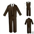 thumbnail image 1 of Altotux INFANT,TODDLER & BOY  WEDDING FORMAL BROWN TUXEDO SUIT S M L XL 2T 3T 4T-12, 1 of 7