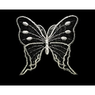 12pcs Embroidery Applique Patches Butterfly Patches Set with 12 Colors, TSV  Beautiful Vivid Patches for Clothing, Shoes, and Bag - Iron on Sewing on