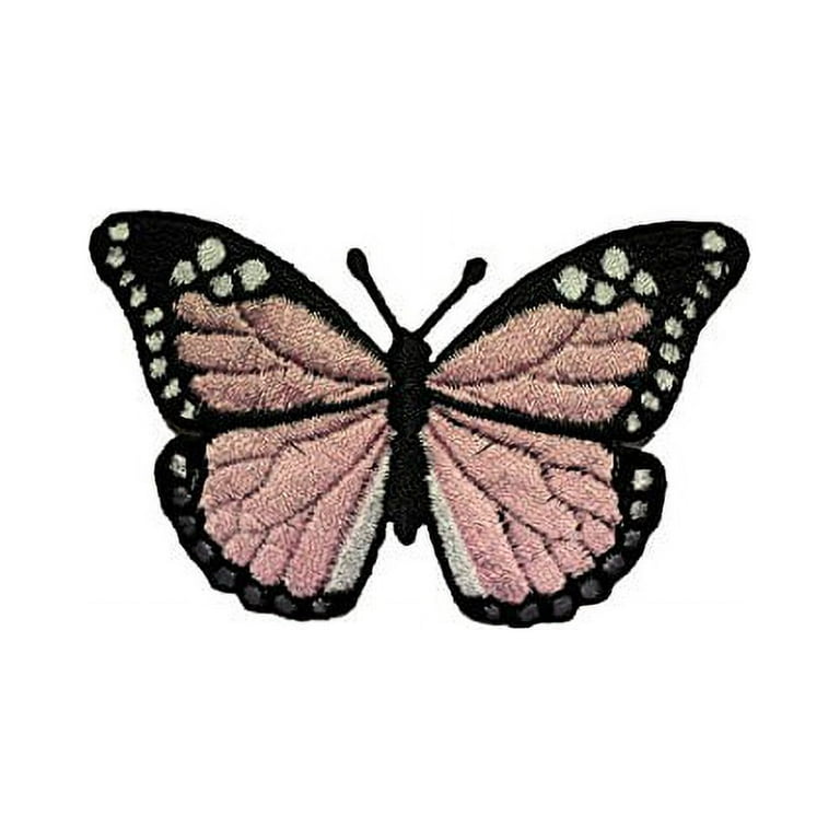 Pink & Black Butterfly - Patch