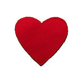 Mini Iron On Heart Patches, 25 Colors for Sewing, DIY Crafts (1 x