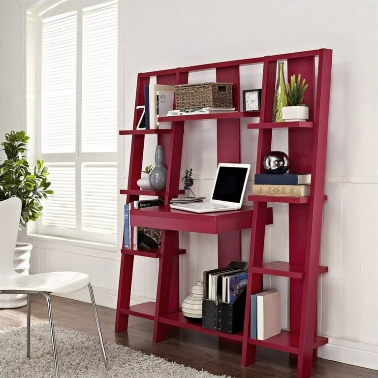 Small red bookcase deals
