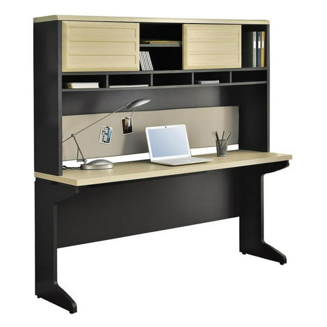 Altra Furniture Pursuit Benjamin Computer Desk with Hutch Bundle