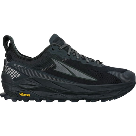 Altra Mens Olympus 5 Shoes Trail Hiking Running Walking Sneakers Vibram Sole in Black