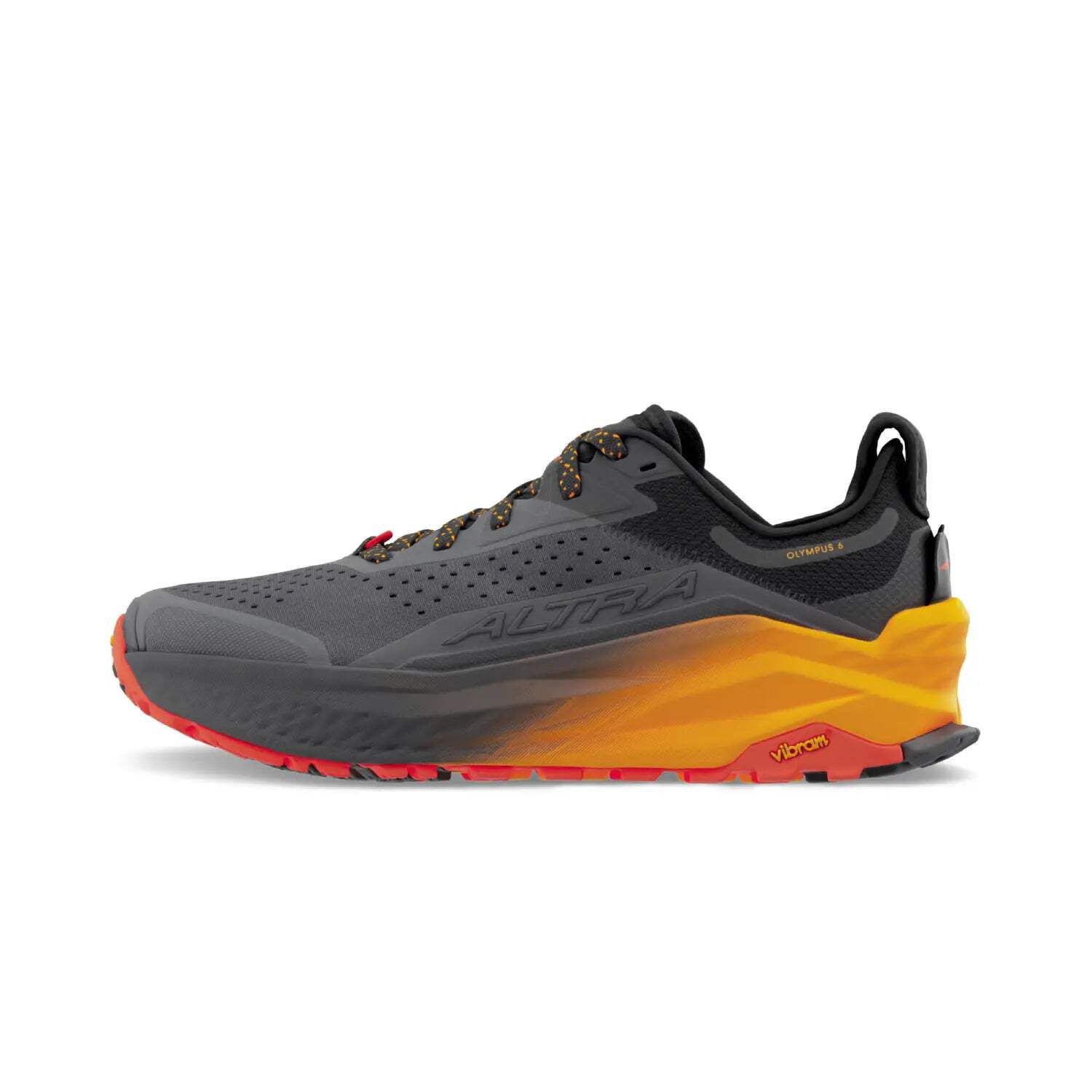 Altra Olympus 6 Trail Running shoes For Men, Black/Orange  display picture 1