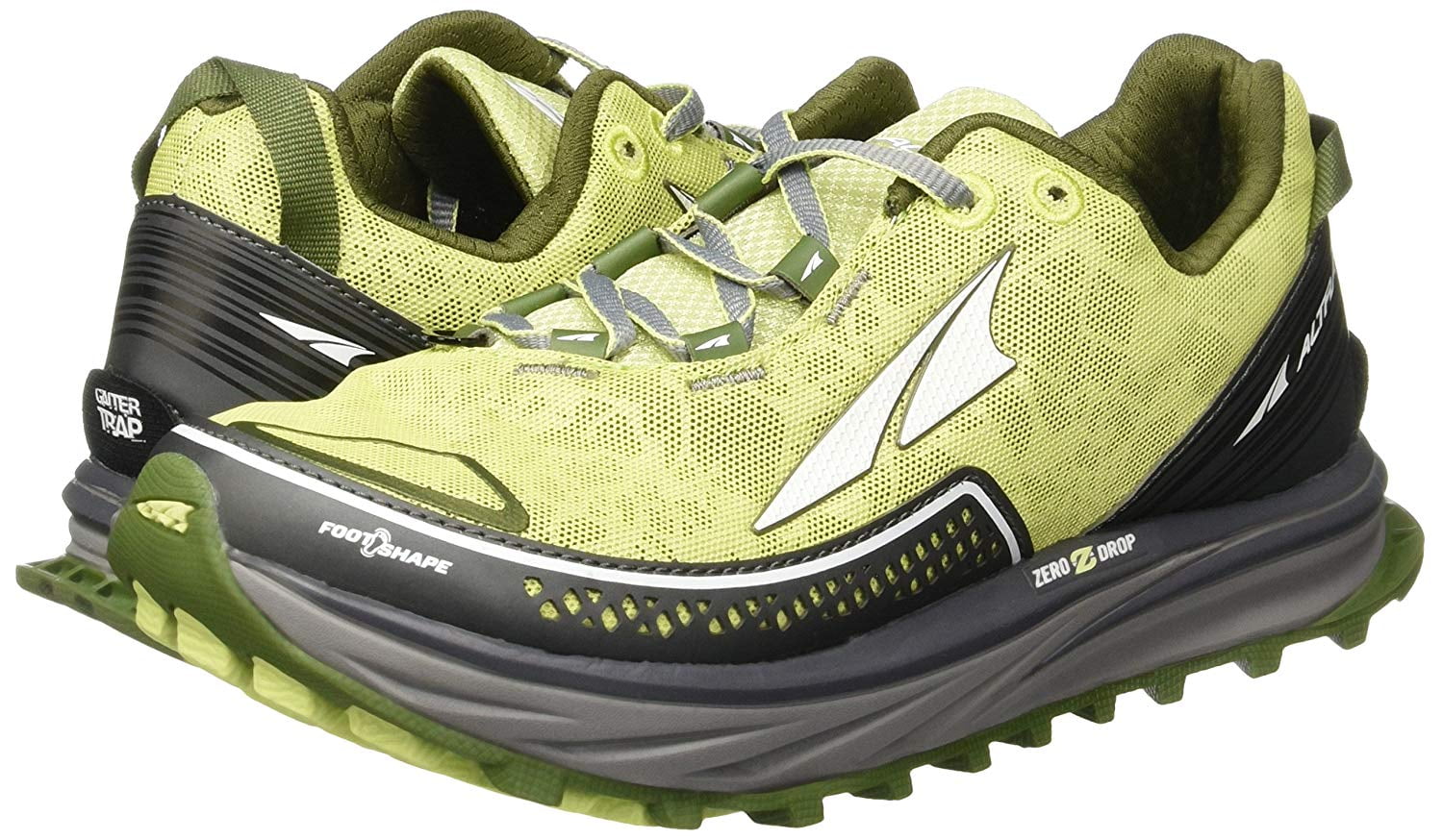 Altra Women's Timp Trail Zero-Drop Lace-Up Athletic Shoes Lime